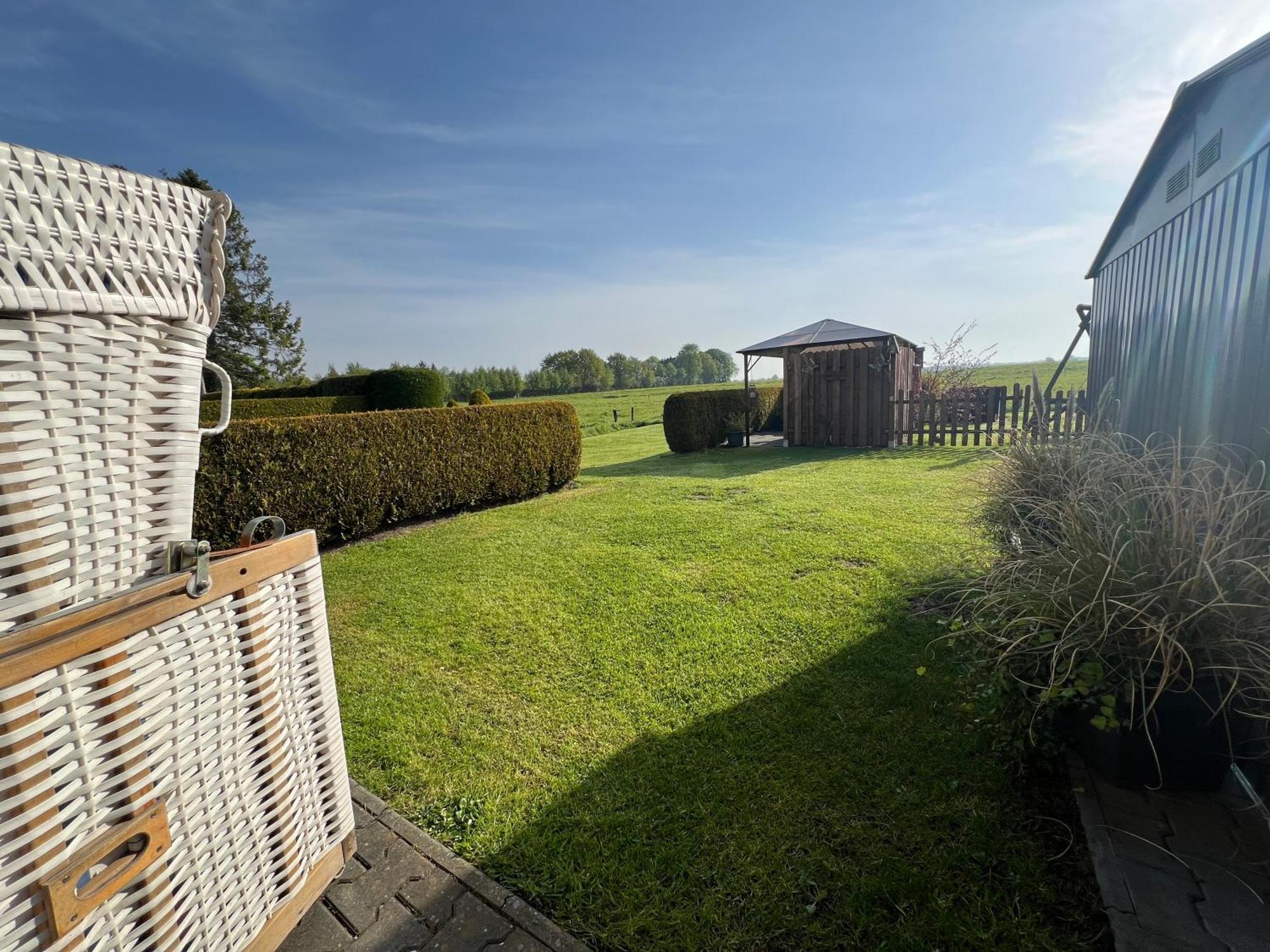 Ferienwohnung Haus Moorblick Mit Garten In Kanallage Wiesmoor Exteriér fotografie