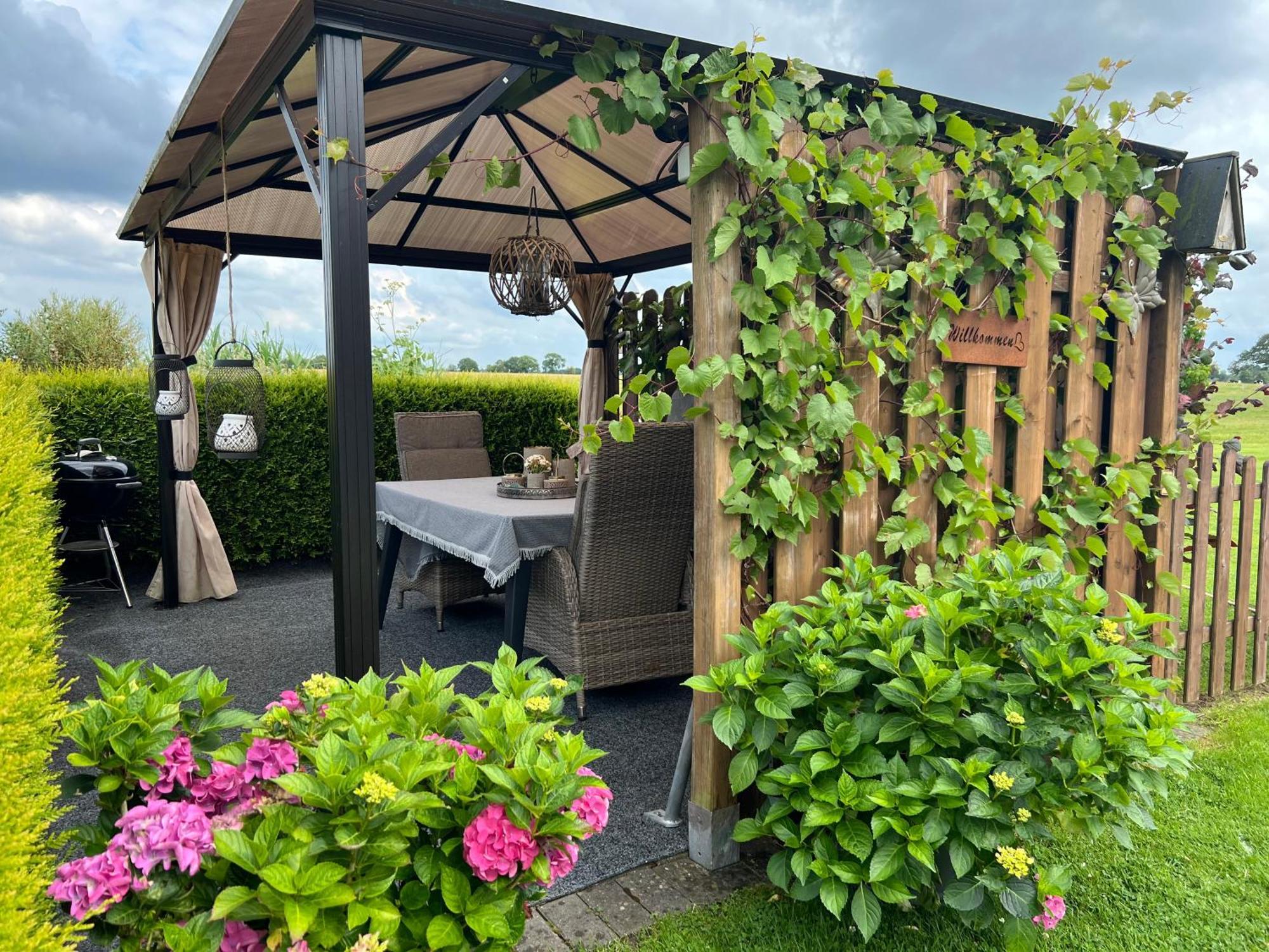 Ferienwohnung Haus Moorblick Mit Garten In Kanallage Wiesmoor Exteriér fotografie